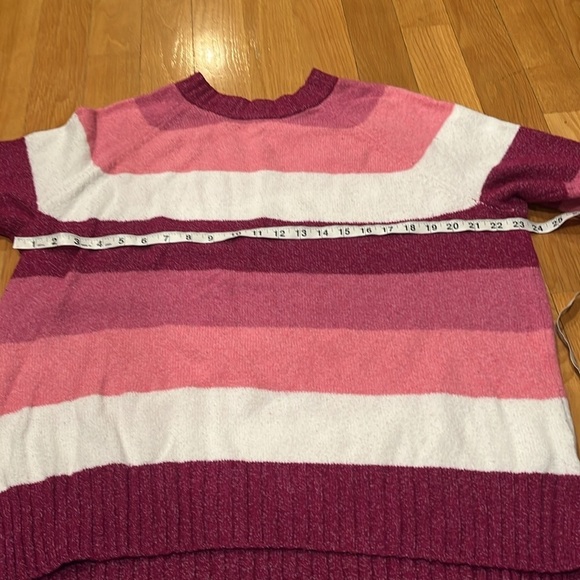 Time and tru women’s stripped crew neck sweater size XXLARGE (20). - Picture 3 of 8